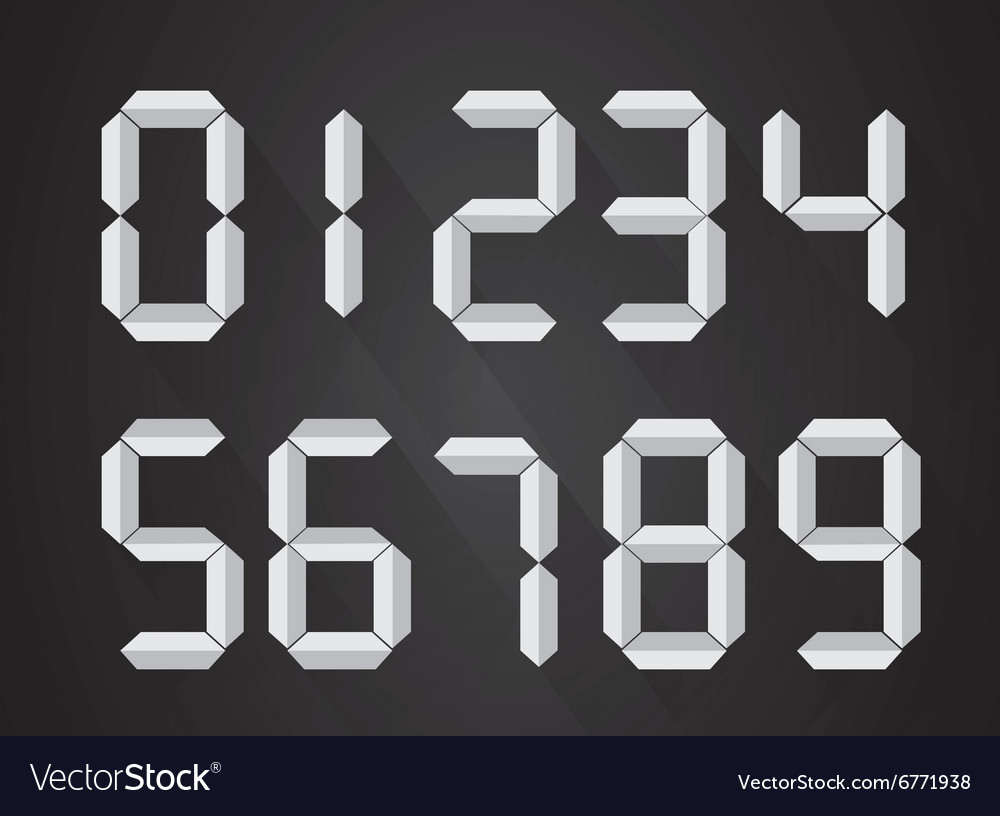 Codes and digits Royalty Free Vector Image - VectorStock