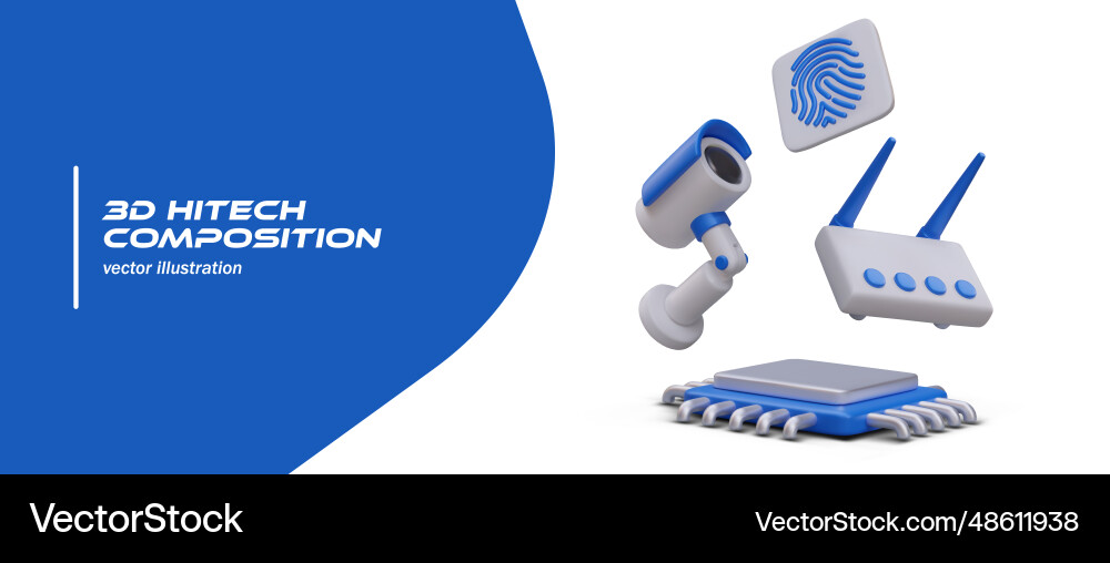 Data collection processing and secure Royalty Free Vector