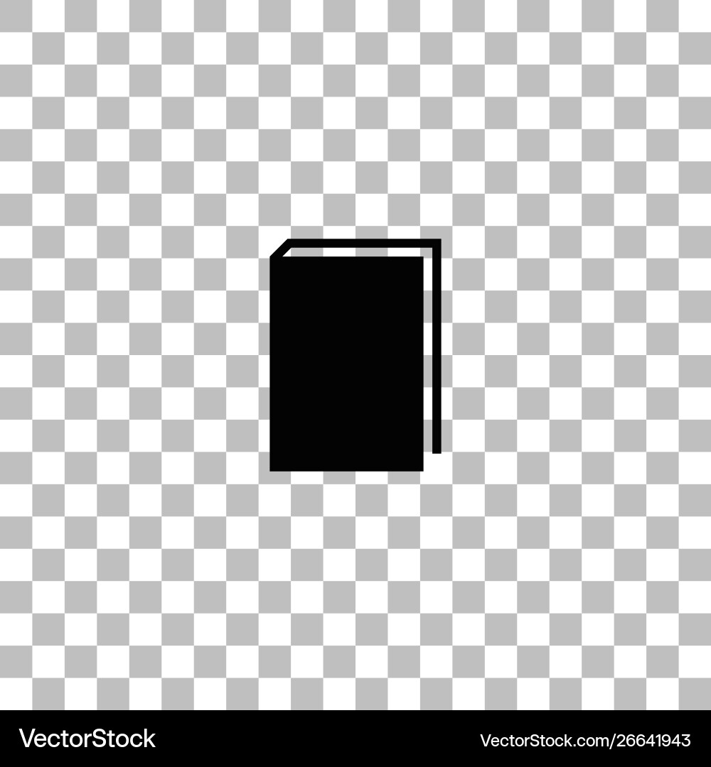 Book icon flat Royalty Free Vector Image - VectorStock