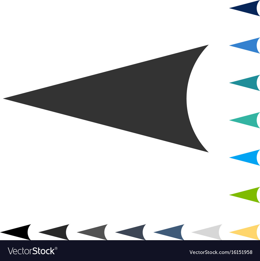 Arrowhead left icon Royalty Free Vector Image - VectorStock