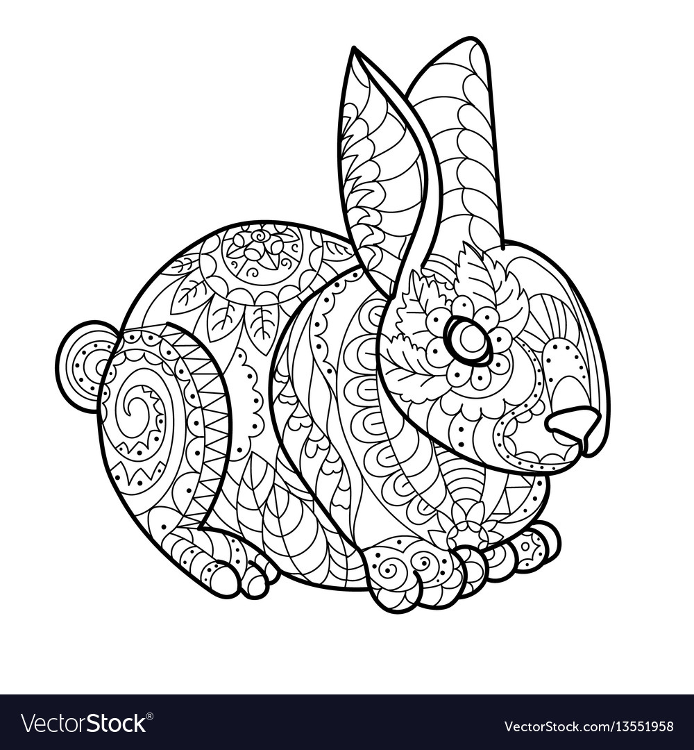 440 Real Bunny Coloring Pages  Best Free