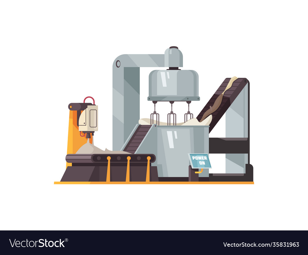 Automated machine icon Royalty Free Vector Image