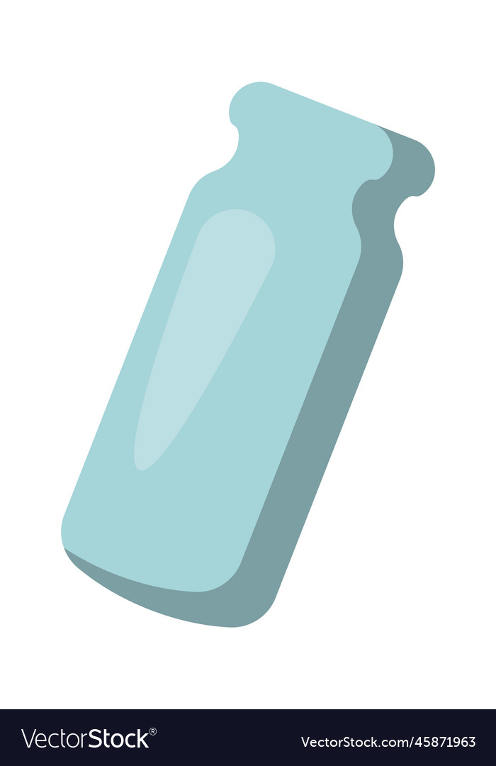 Glass jar flat icon trash sorting and utilization