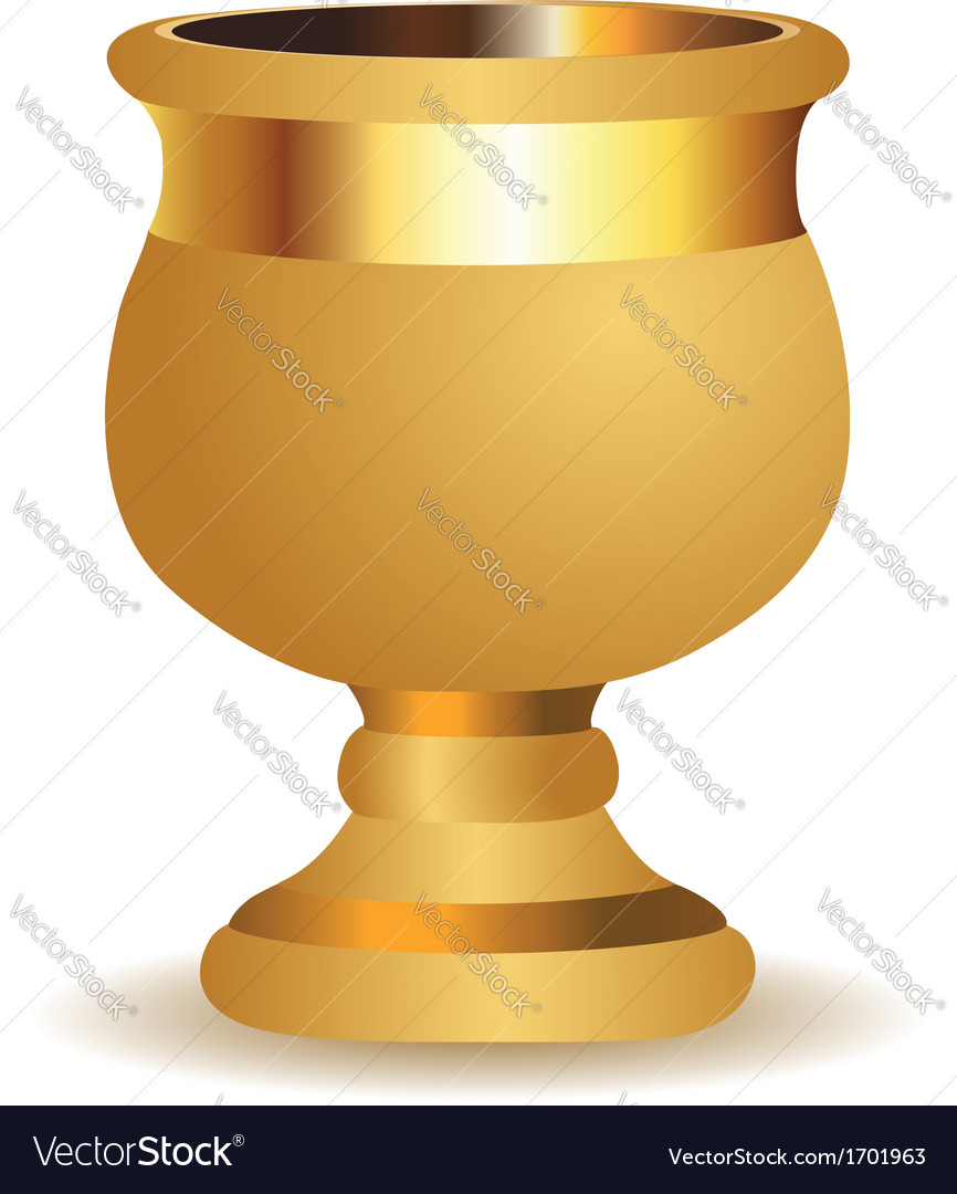 Golden Vase Royalty Free Vector Image - Vectorstock