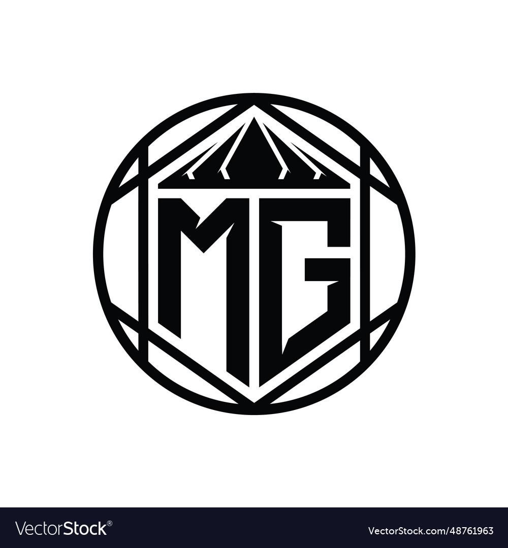 BM Logo monogram letter with shield and slice style design