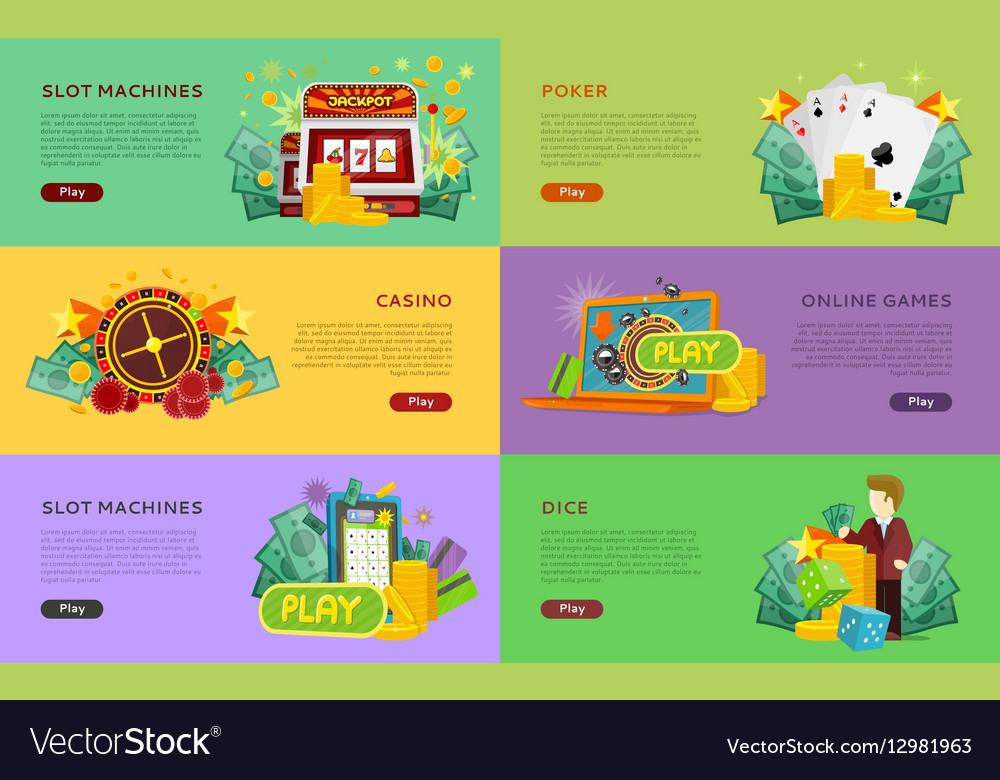 Slot machines pocker online games dice banners