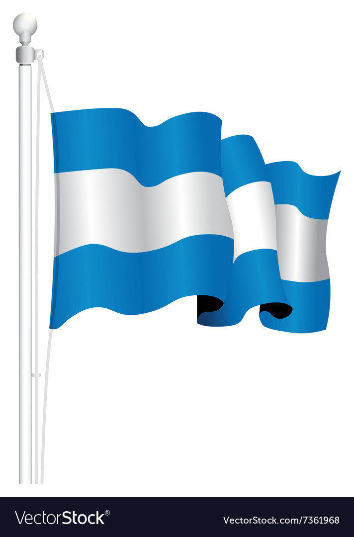 Argentina flag Royalty Free Vector Image - VectorStock