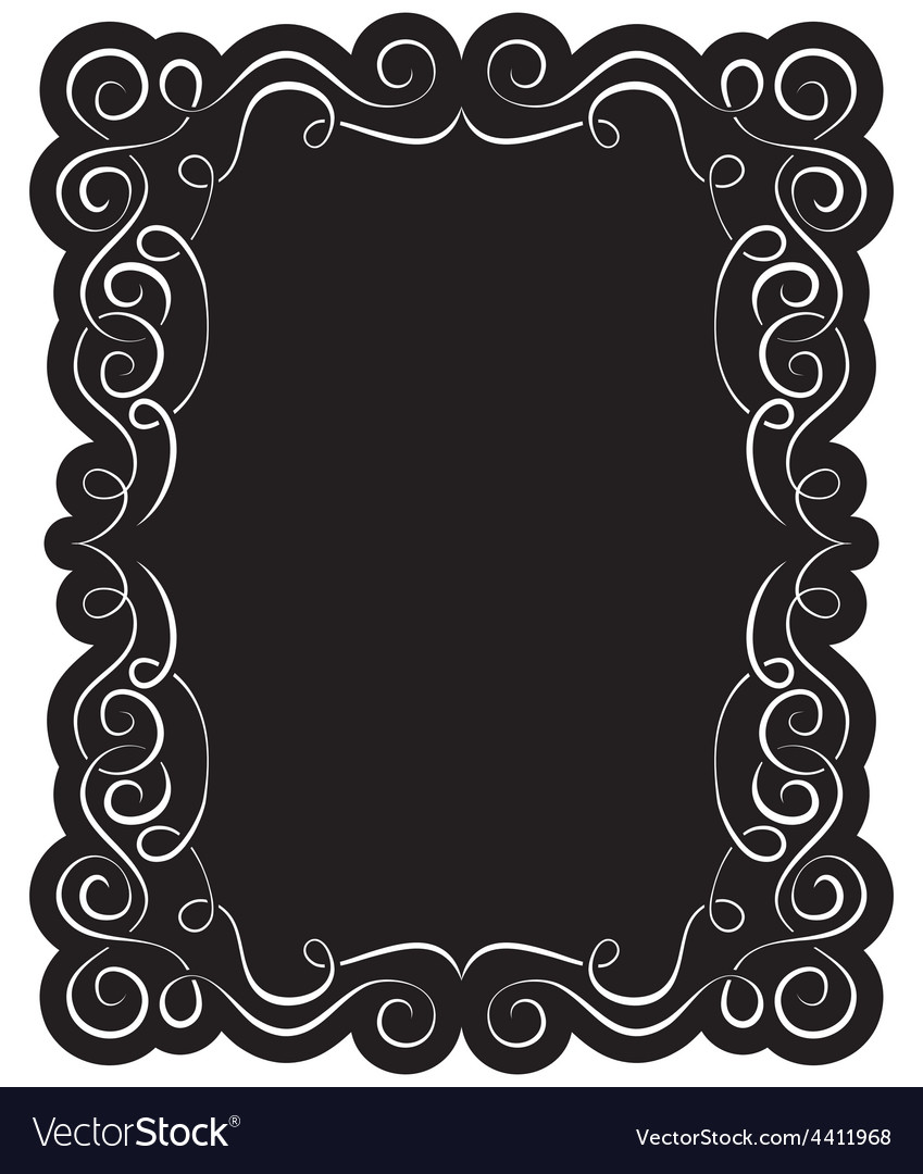 elegant black border