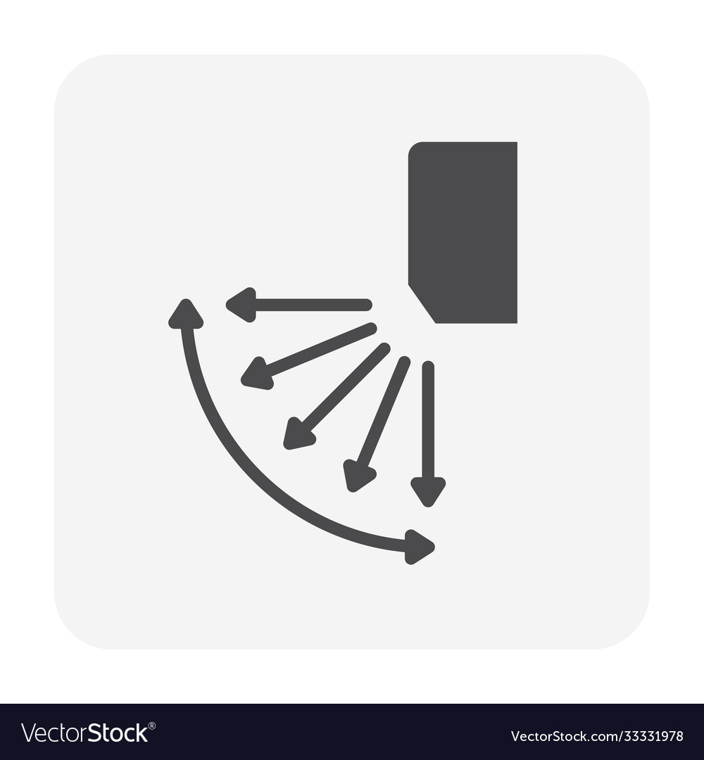 Air flow icon Royalty Free Vector Image - VectorStock