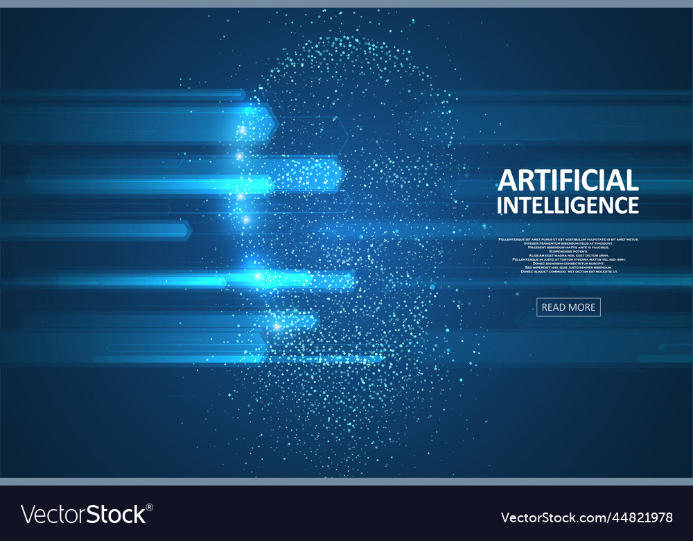 Artificial intelligence Royalty Free Vector Image