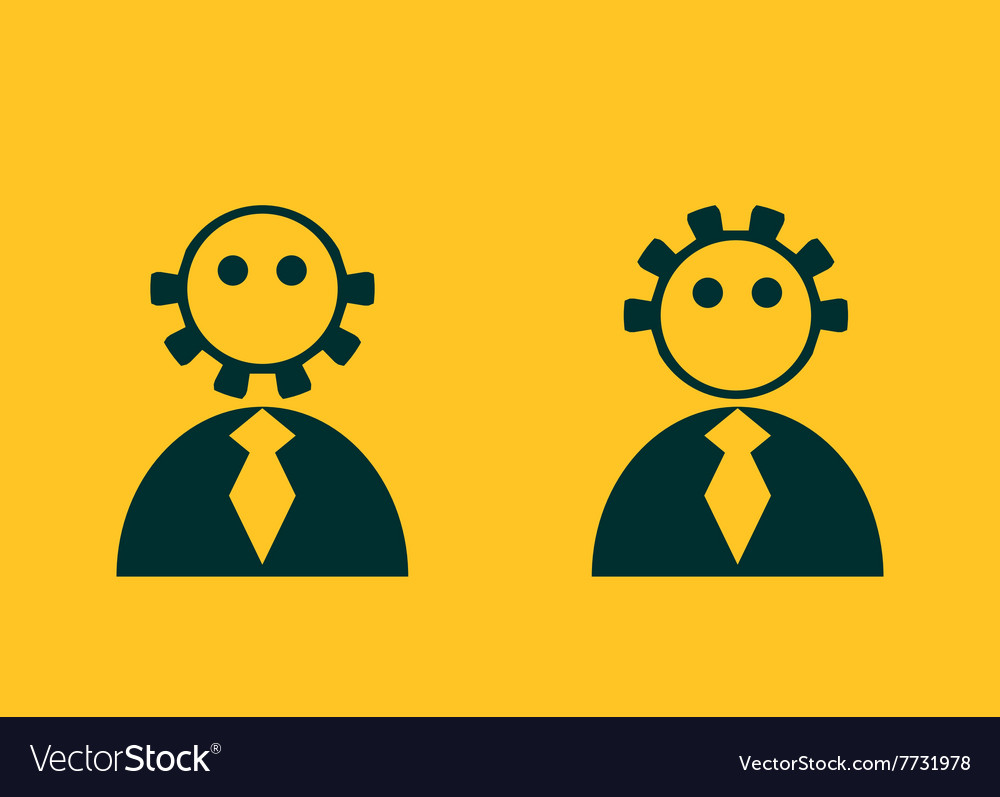 Cartoon Man Icon With Various Hair Styles Vector Image