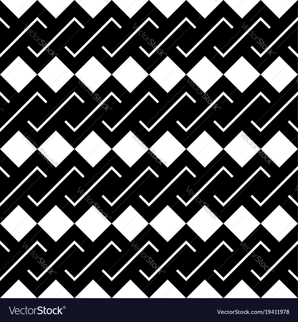 Design Seamless Monochrome Spiral Twisted Pattern Vector Image