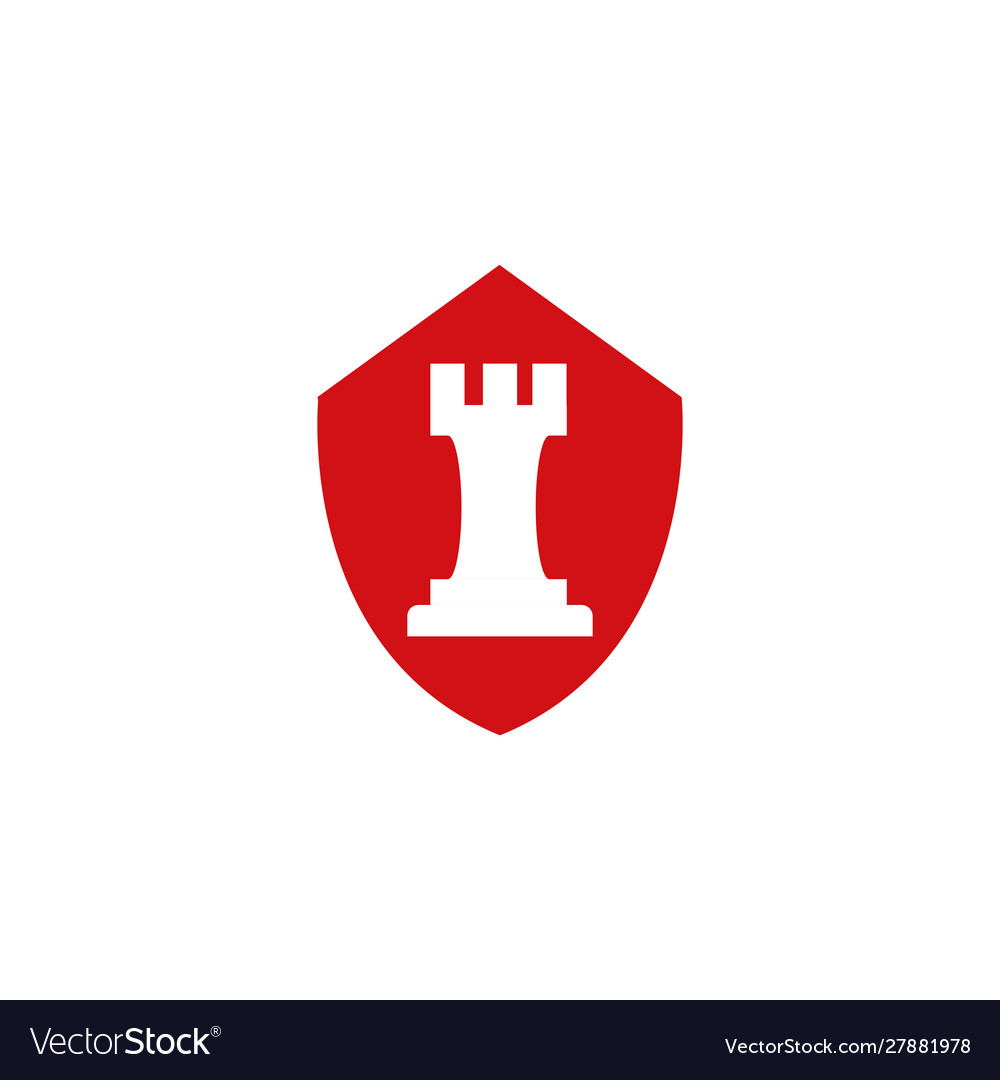 Isolated piece chess flat design Royalty Free Vector Image