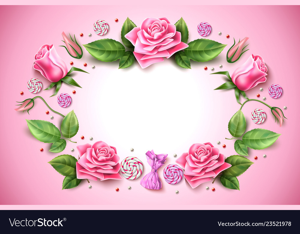Tulip Rose Peony Flower On Pink Royalty Free Vector Image Tulip Rose Peony Flower On Pink Royalty