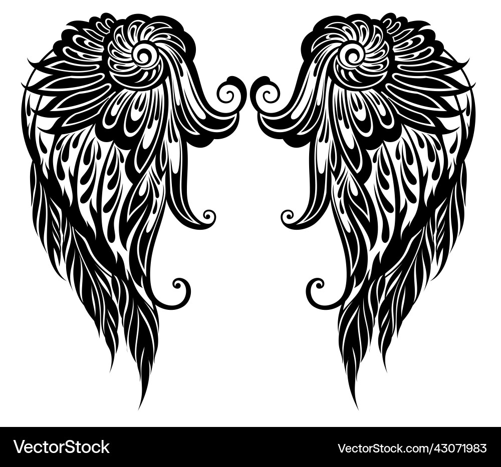 Wings Royalty Free Vector Image - VectorStock