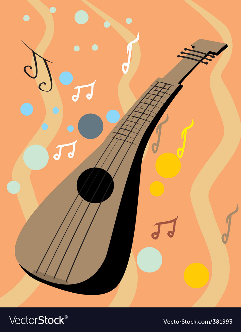 Mandolin Royalty Free Vector Image - VectorStock