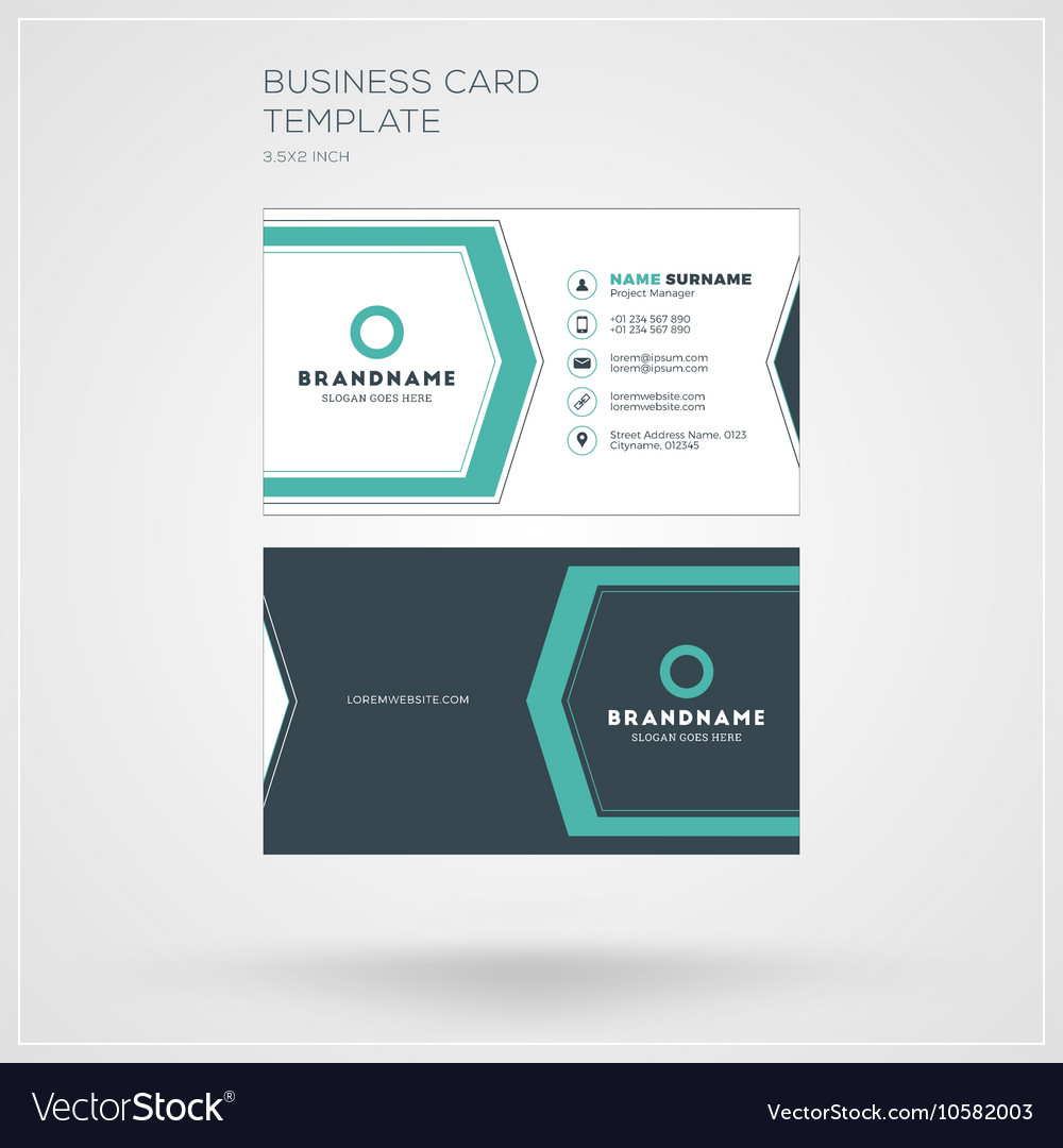 business card template personal visiting card with visiting cards template