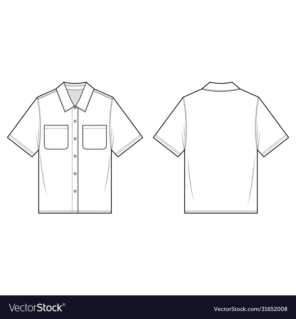 Polo Shirts Tee Top Fashion Flat Sketch Stock Illustration  Download Image  Now  Design Fashion Flat Design  iStock