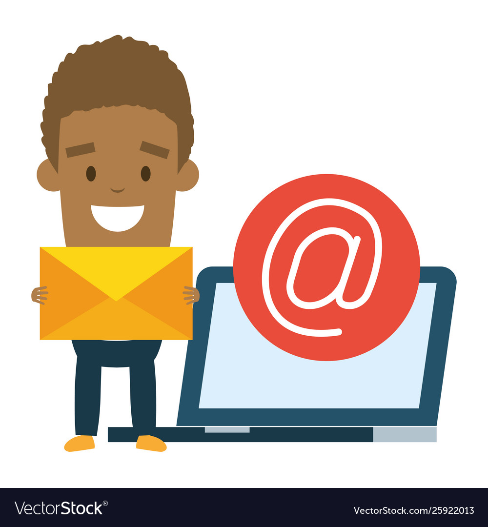 Send email related Royalty Free Vector Image - VectorStock