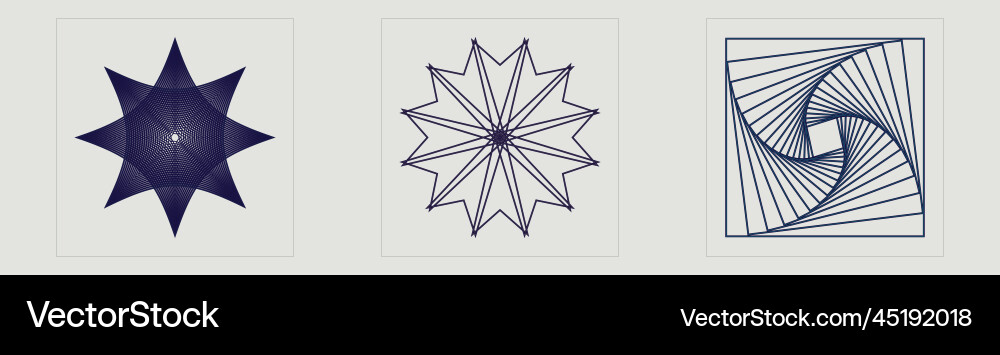 Collection of y2k elements rave psychedelic retro Vector Image