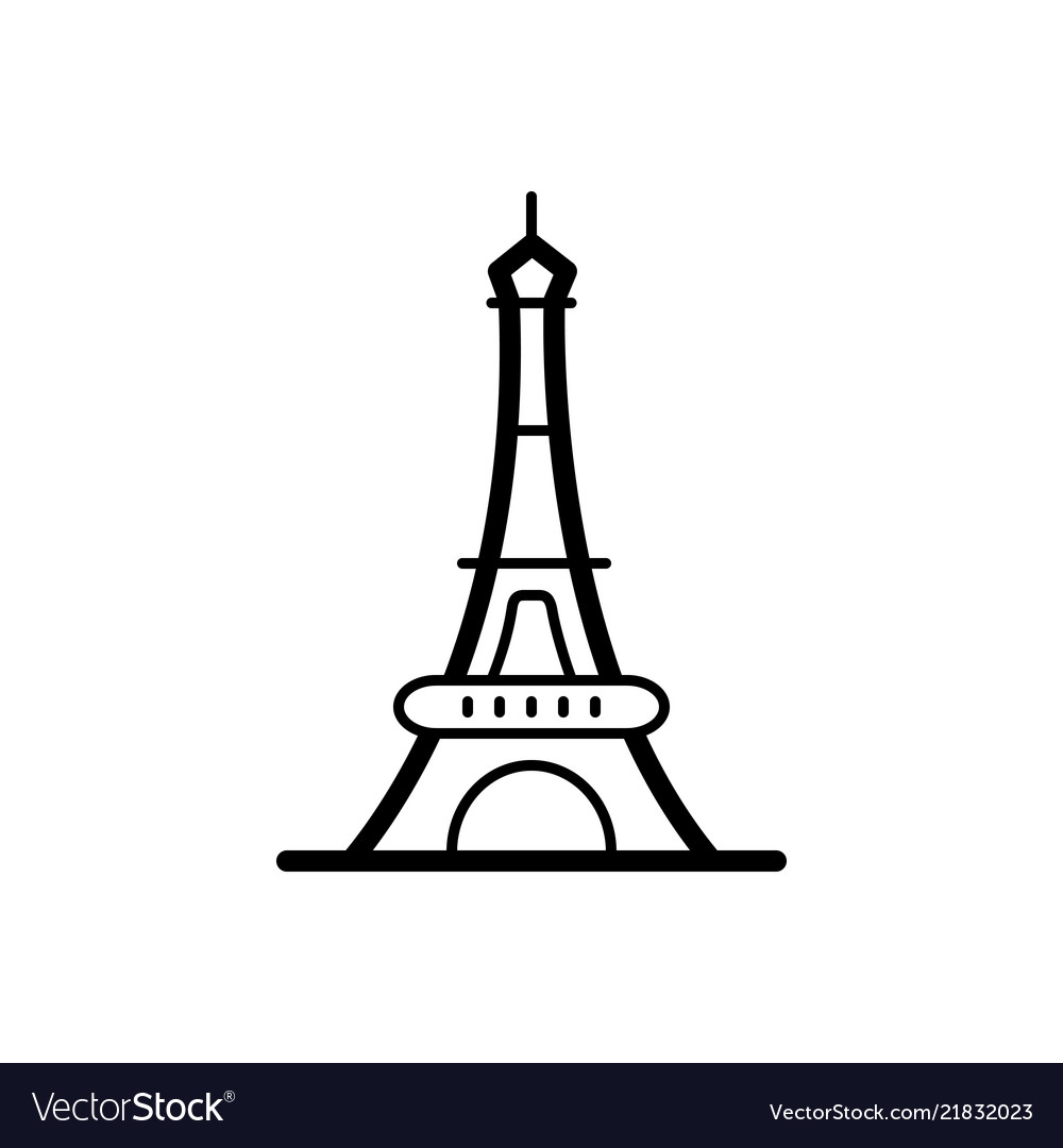 Eiffel tower Royalty Free Vector Image - VectorStock