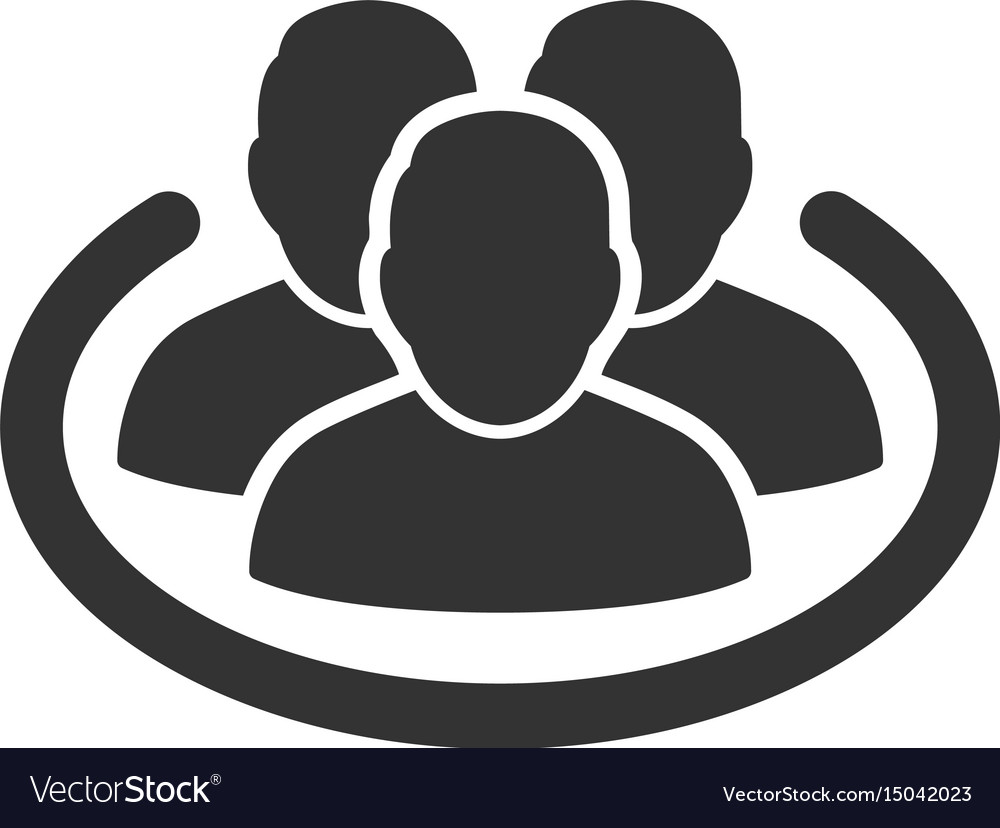 Social ring icon Royalty Free Vector Image - VectorStock