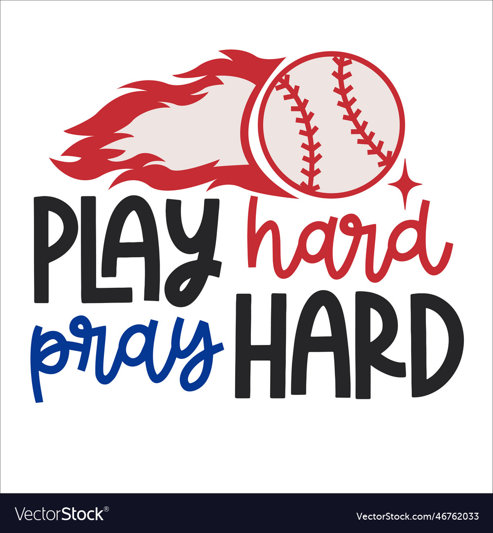 Baseball lettering for greeting card design signs Vector Image