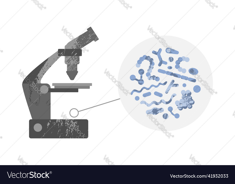 Microbiology Bacteriology Bacteria Royalty Free Vector Image 1033