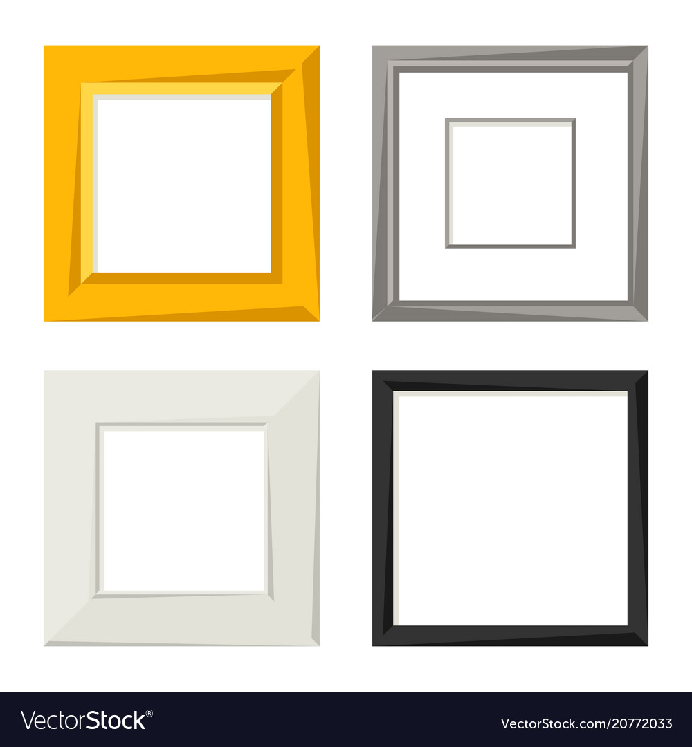 Set of various frames for pictures and photos Vector Image