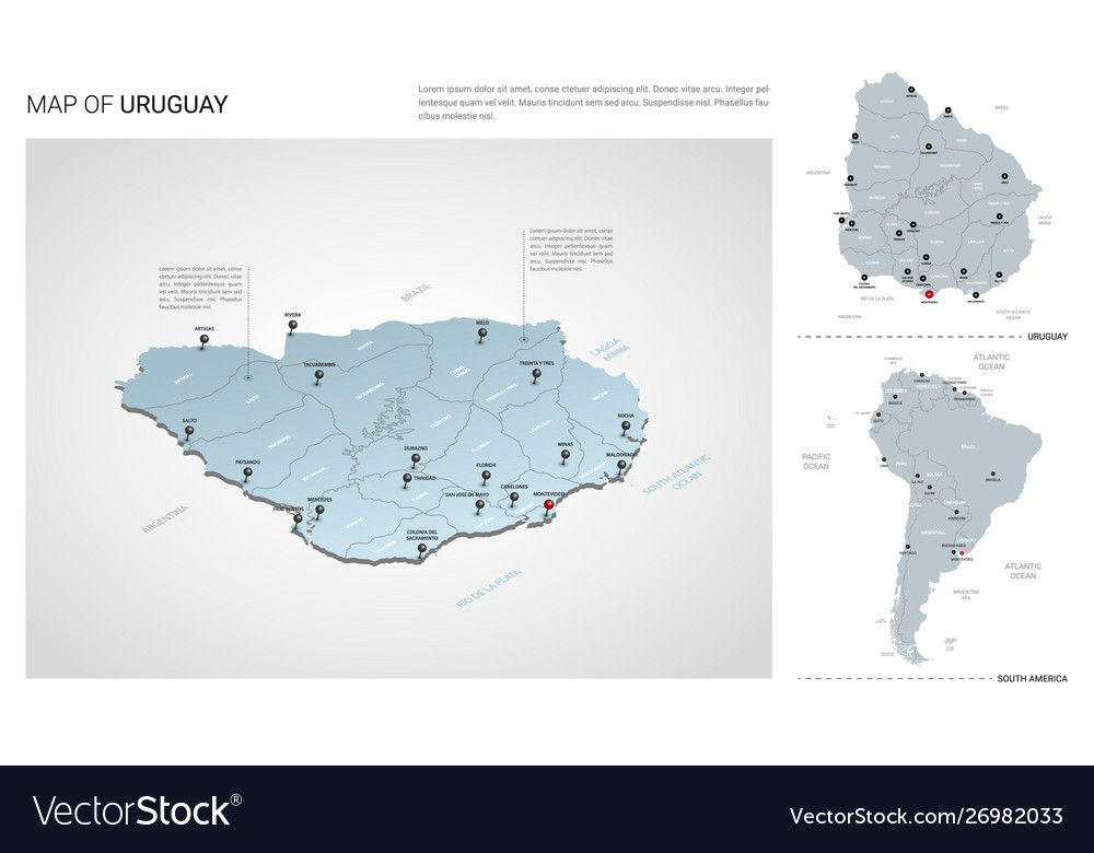 Уругвай карта