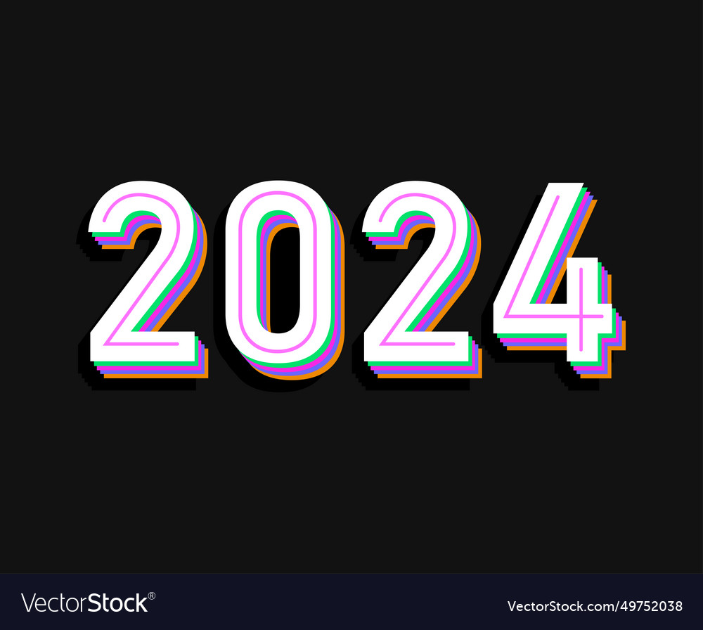 Ny2024-1266 Royalty Free Vector Image - VectorStock