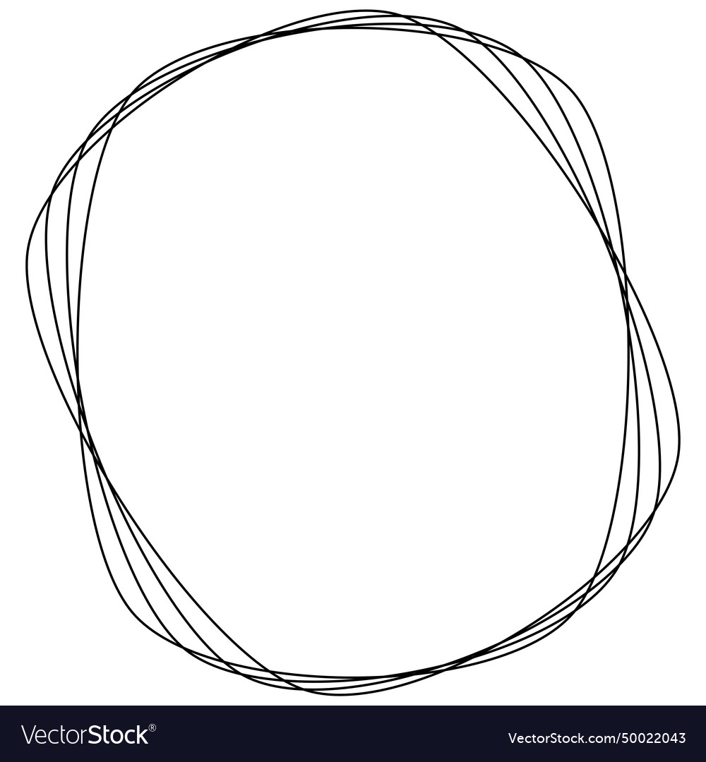 Simple Outline Frame Royalty Free Vector Image