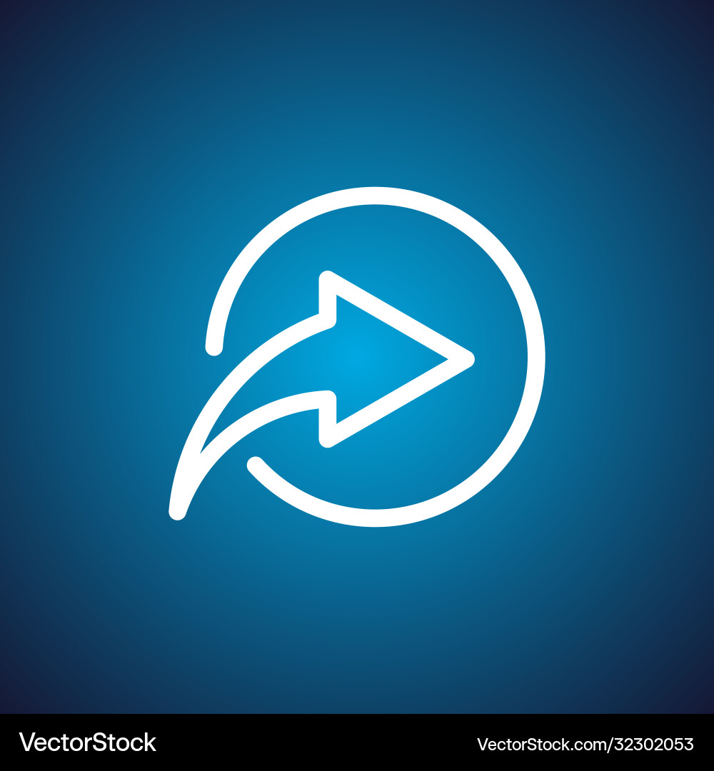Arrow icon for navigation and interface Royalty Free Vector