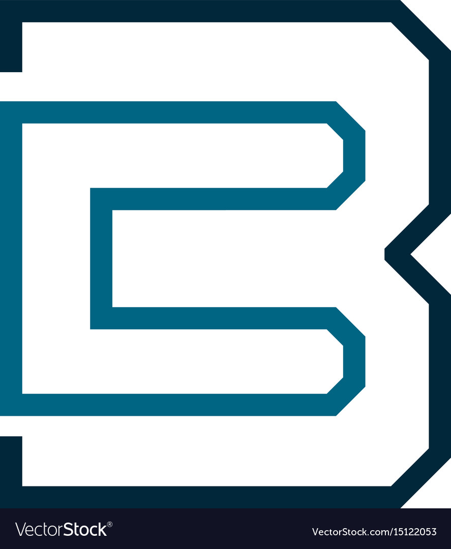 cb letter initial logo