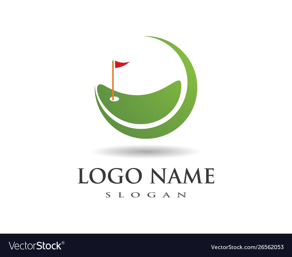 Golf Logo Template Royalty Free Vector Image Vectorstock