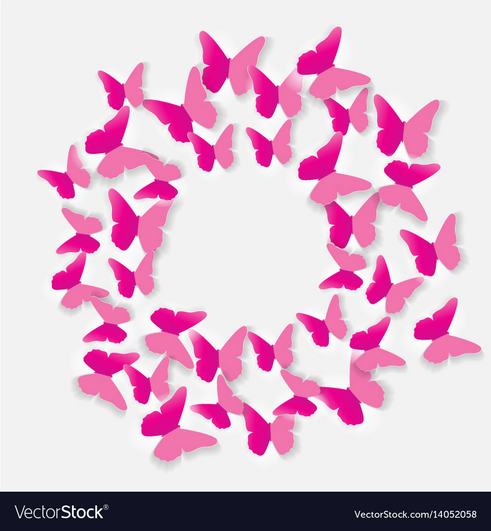 Abstract Paper Cut Out Butterfly Background Vector Image Abstract Paper Cut Out Butterfly Background Vector Image