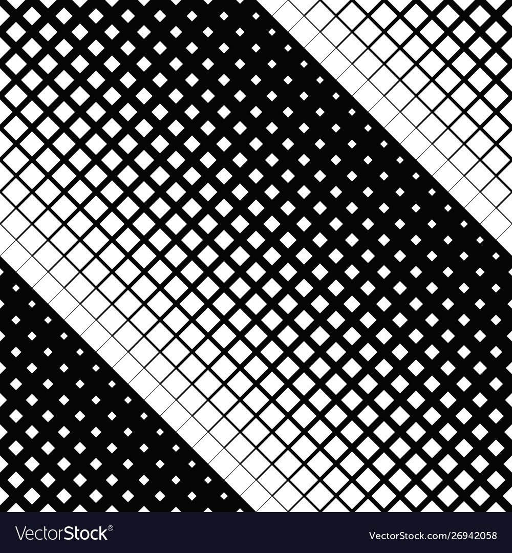 Monochrome square pattern background - abstract Vector Image