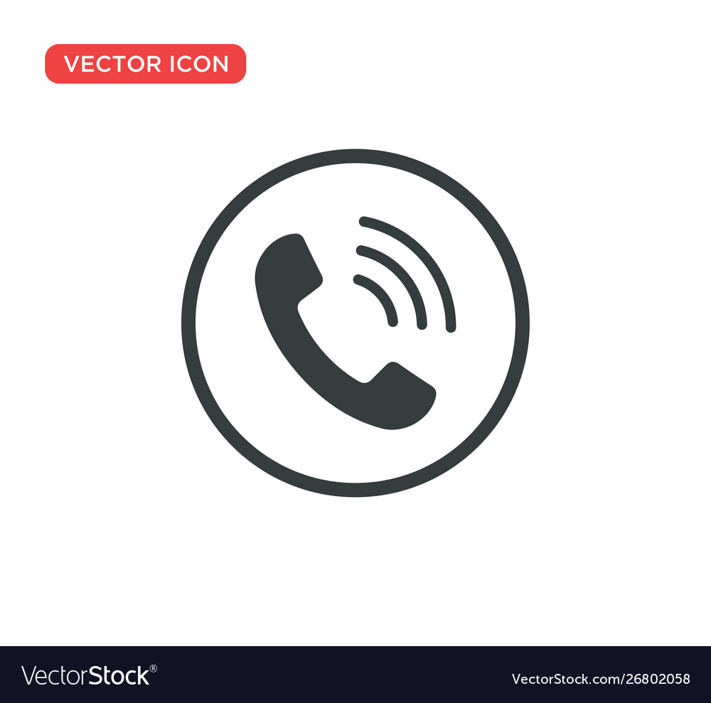 Phone call icon design Royalty Free Vector Image