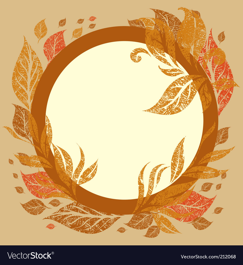 Autumn leaves Royalty Free Vector Image - VectorStock