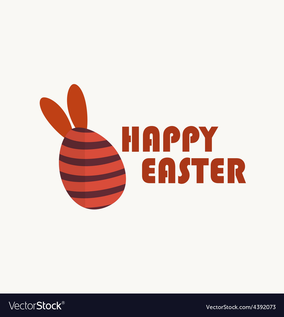 Happy Easter Cards With Egg Royalty Free Vector Image 7734