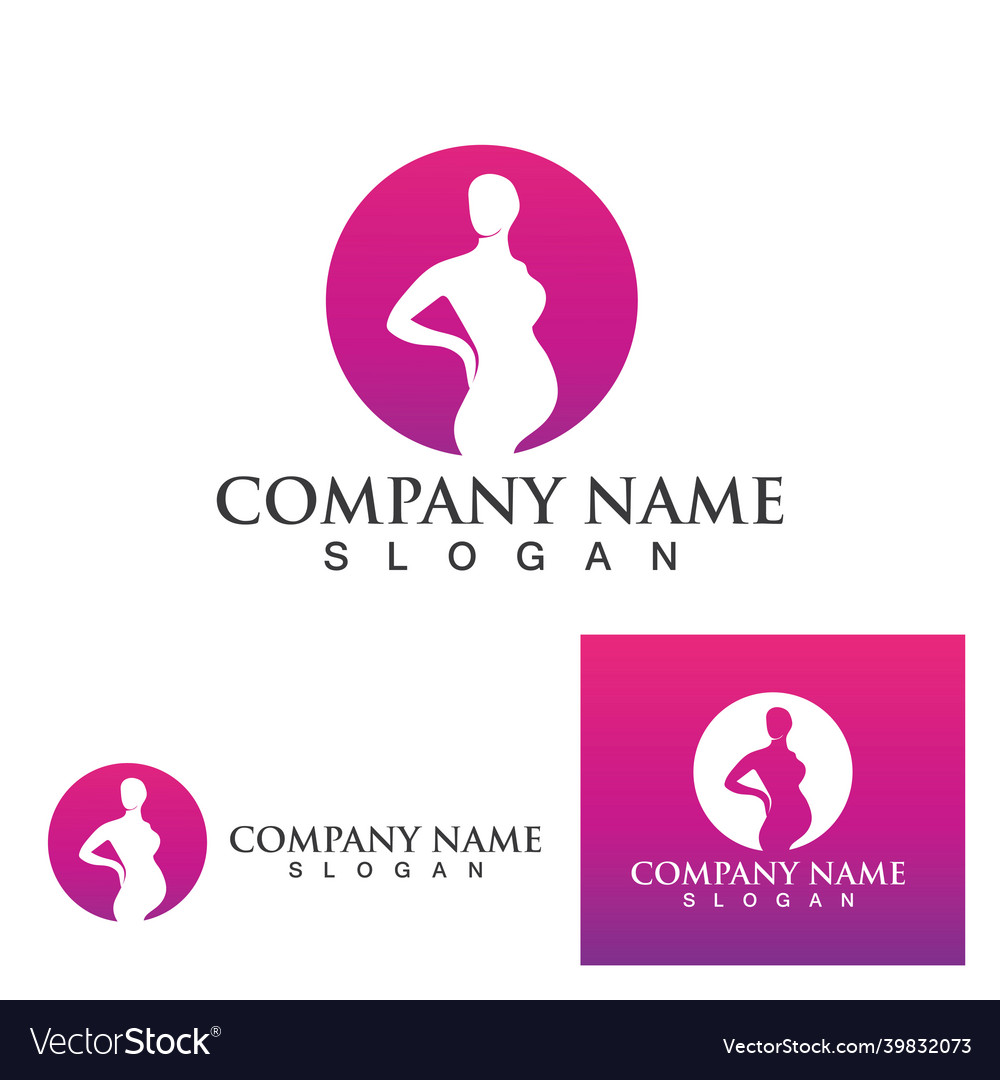 Pregnant template icon Royalty Free Vector Image