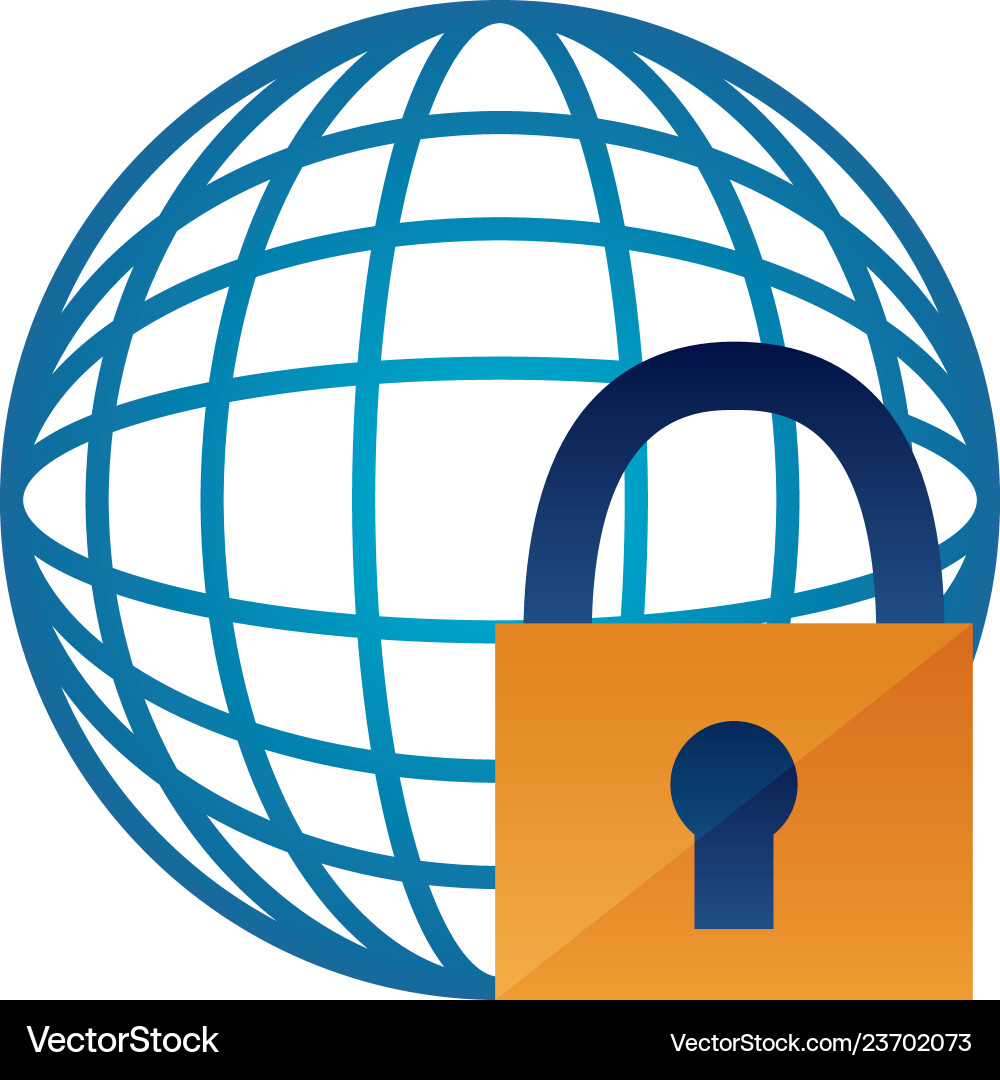 World security data Royalty Free Vector Image - VectorStock