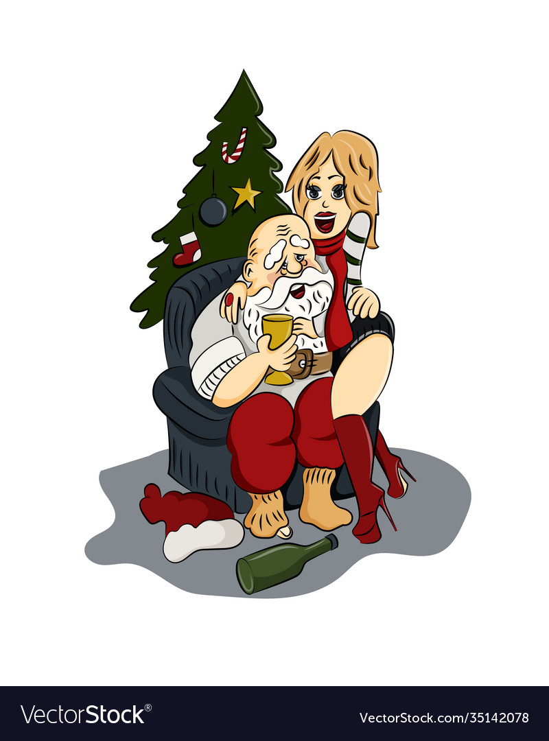 Christmas Stripper Vector Images (32)