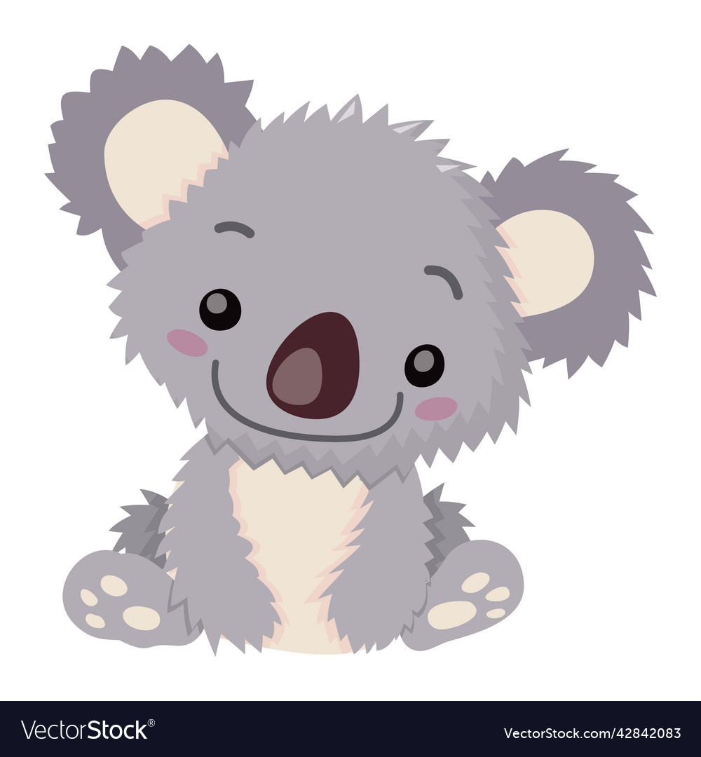 Cartoon koala bear