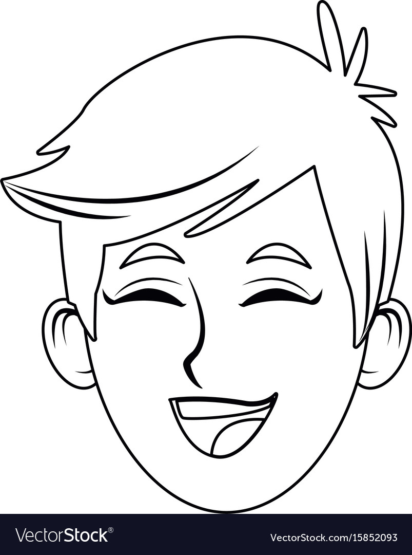 Smiling Young Boy Student Avatar People Royalty Free Vector