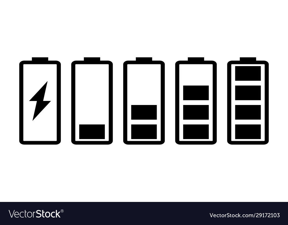 Battery icon Royalty Free Vector Image - VectorStock