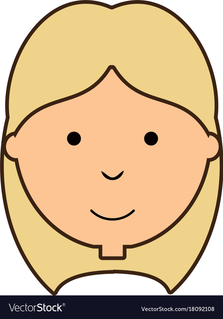 Cartoon girl icon Royalty Free Vector Image - VectorStock