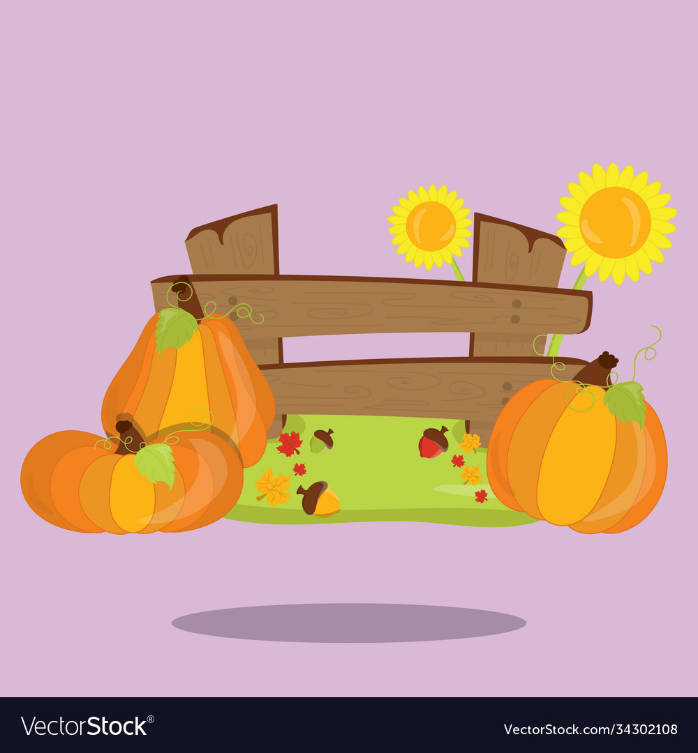 Fall harvest clipart pumpkins 13 Royalty Free Vector Image