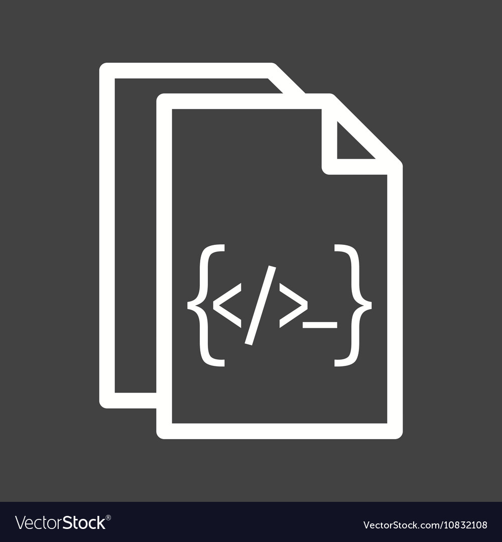 Programming documentation Royalty Free Vector Image