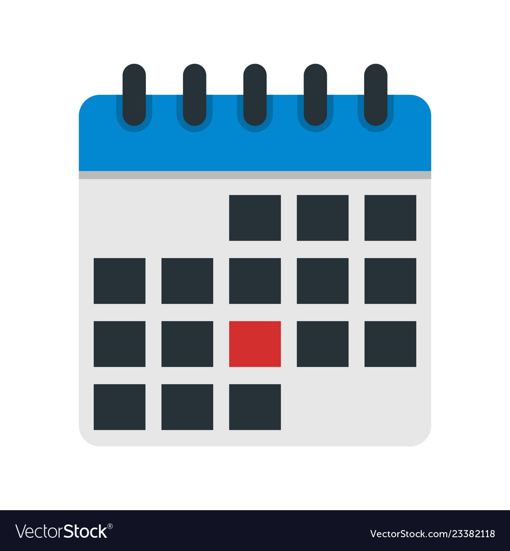 Calendar icon Royalty Free Vector Image - VectorStock